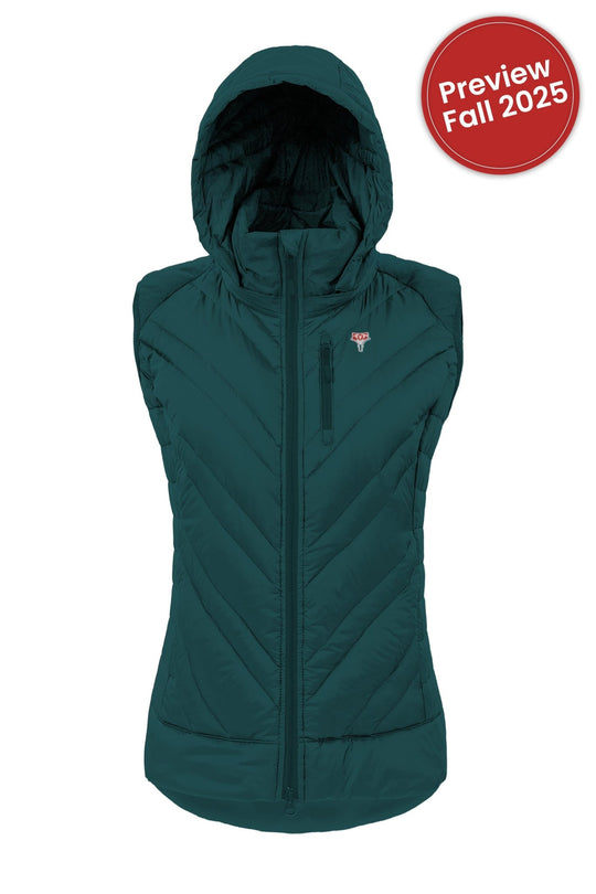 Lightful DonwWool vest Ocean Green W Preview