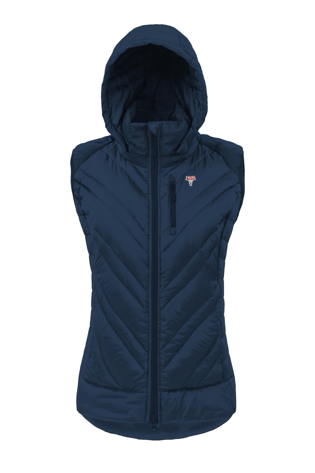 Lightful DownWool Vest W Blue Ashes