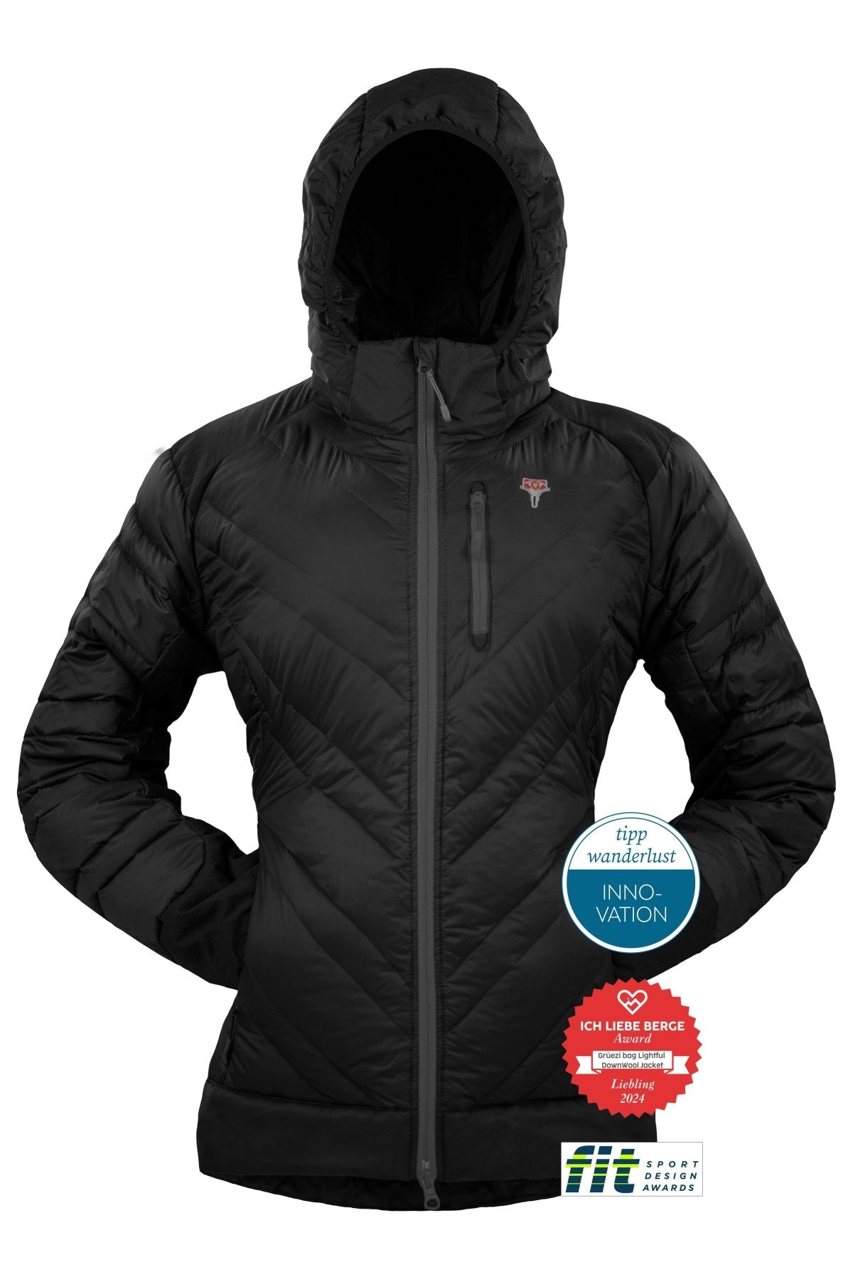 The Lightful DownWool Jacket W Isolationsjacke | BLACK