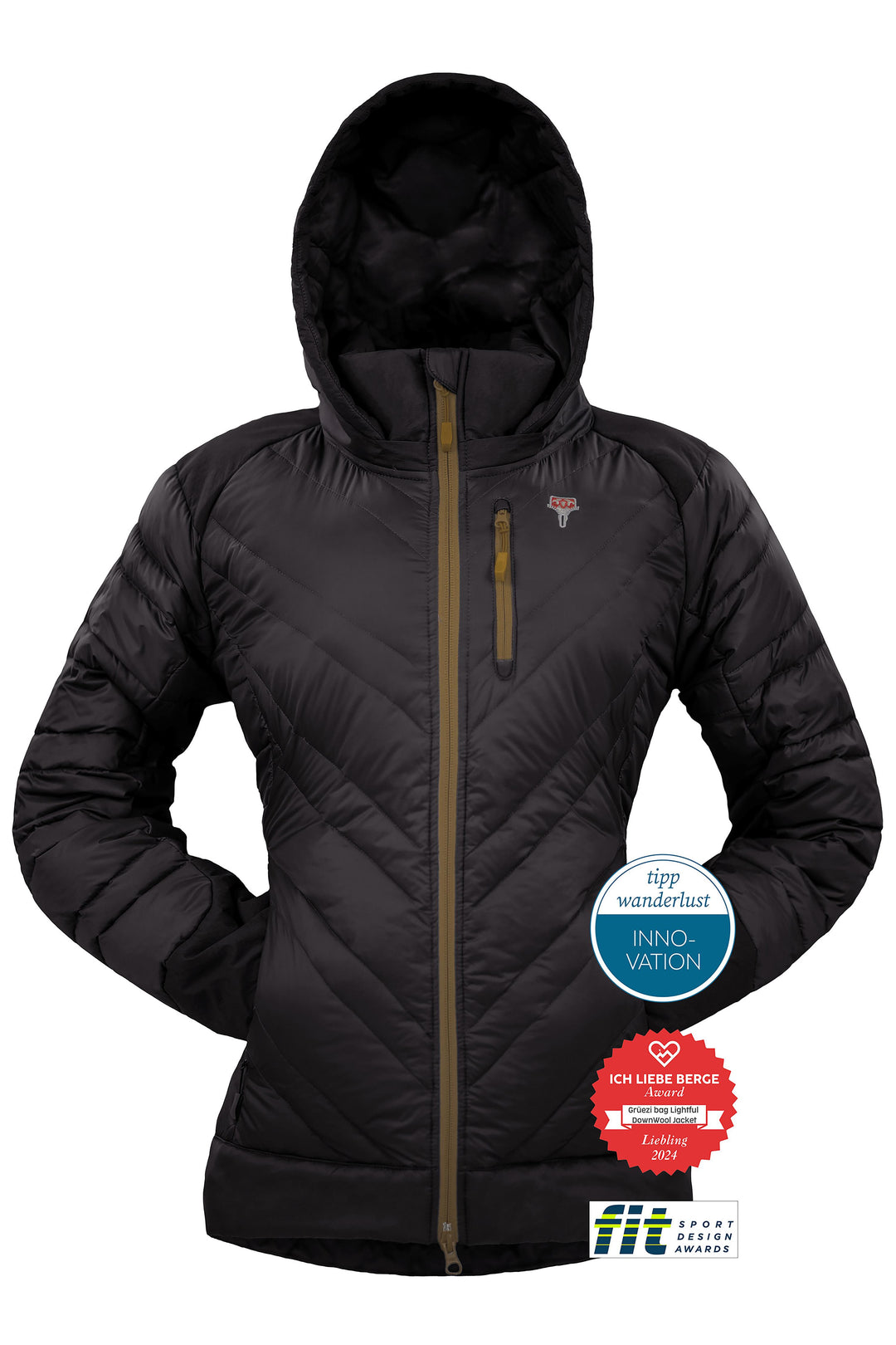 Lightful Downwool Jacket Women Black