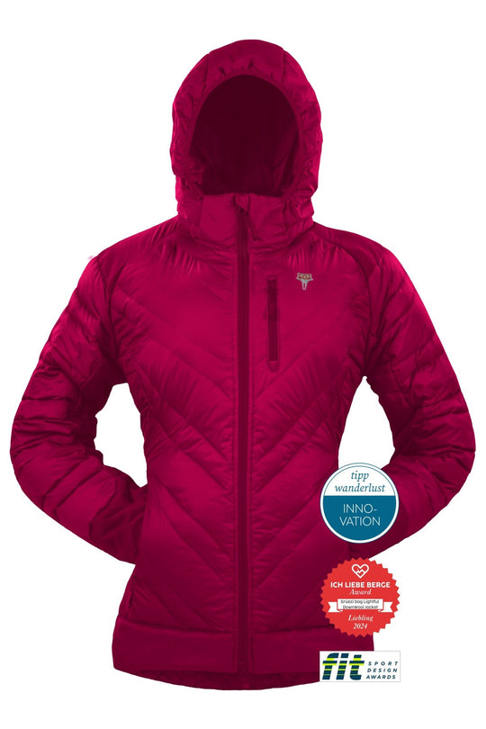 Kurtka DownWool Jacket w kolorze różowym, outdoorowa, ocieplana, dla kobiet