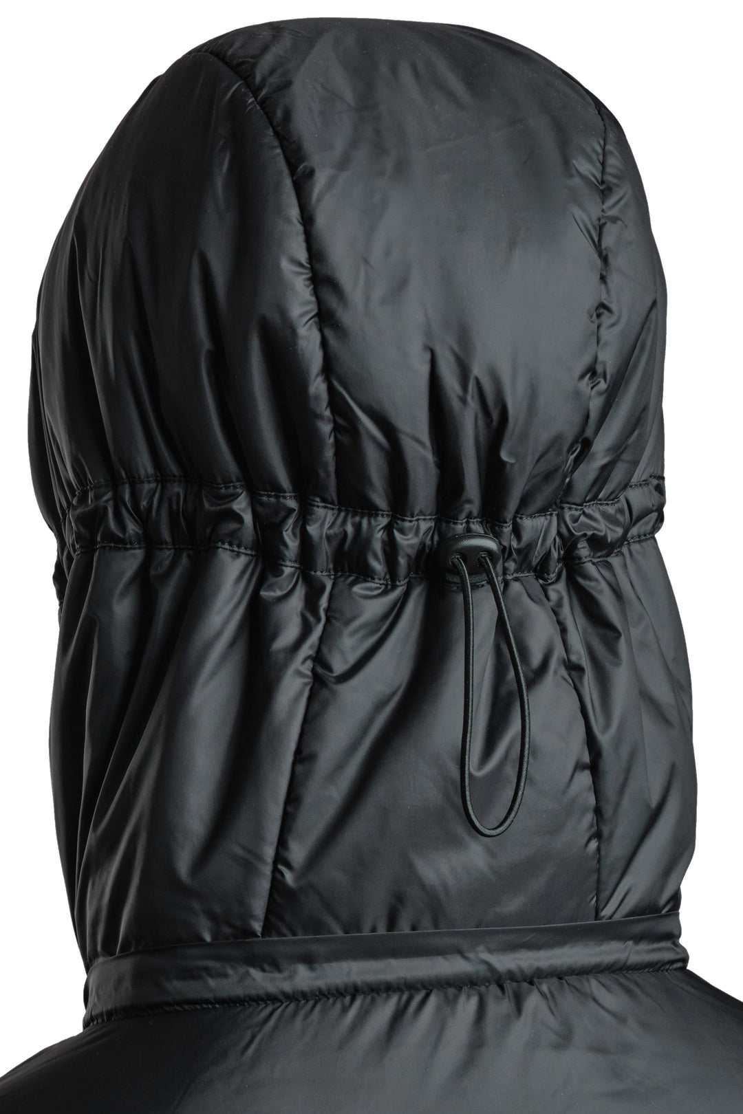 Refreshful Silkwool Jacke Herren Schwarz Verstellbare Kapuze