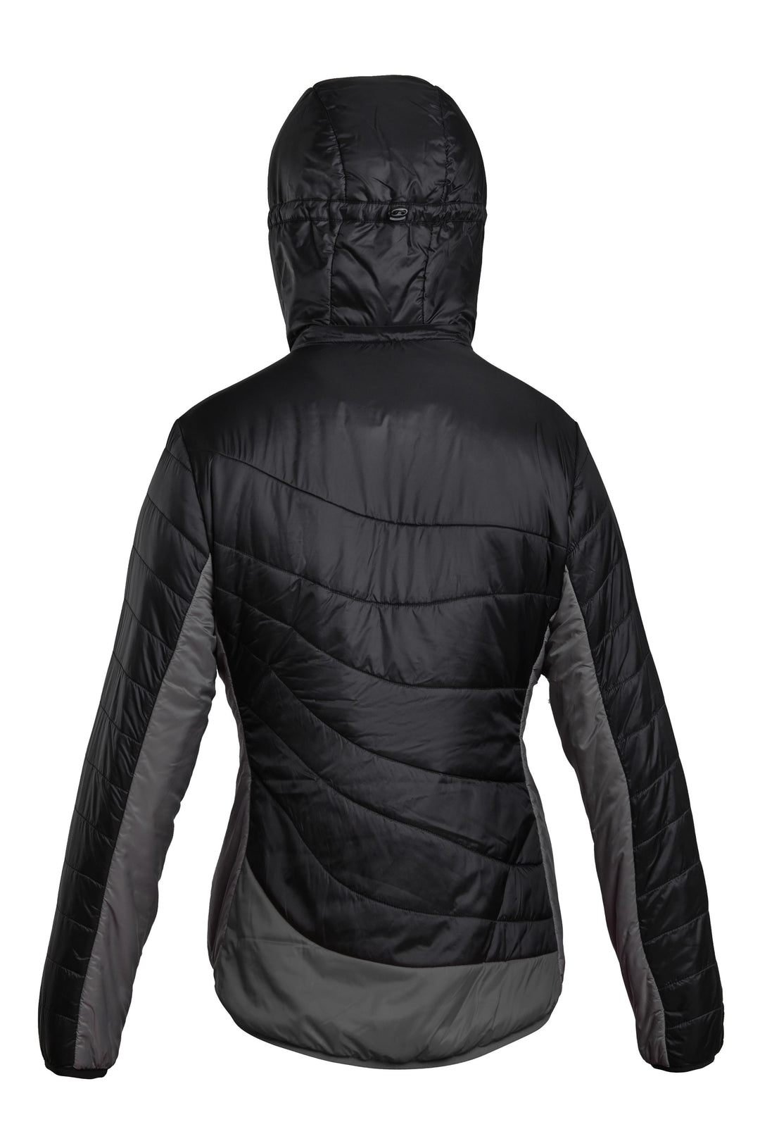 Refreshful Silkwool Jacke Damen Schwarz Rucken