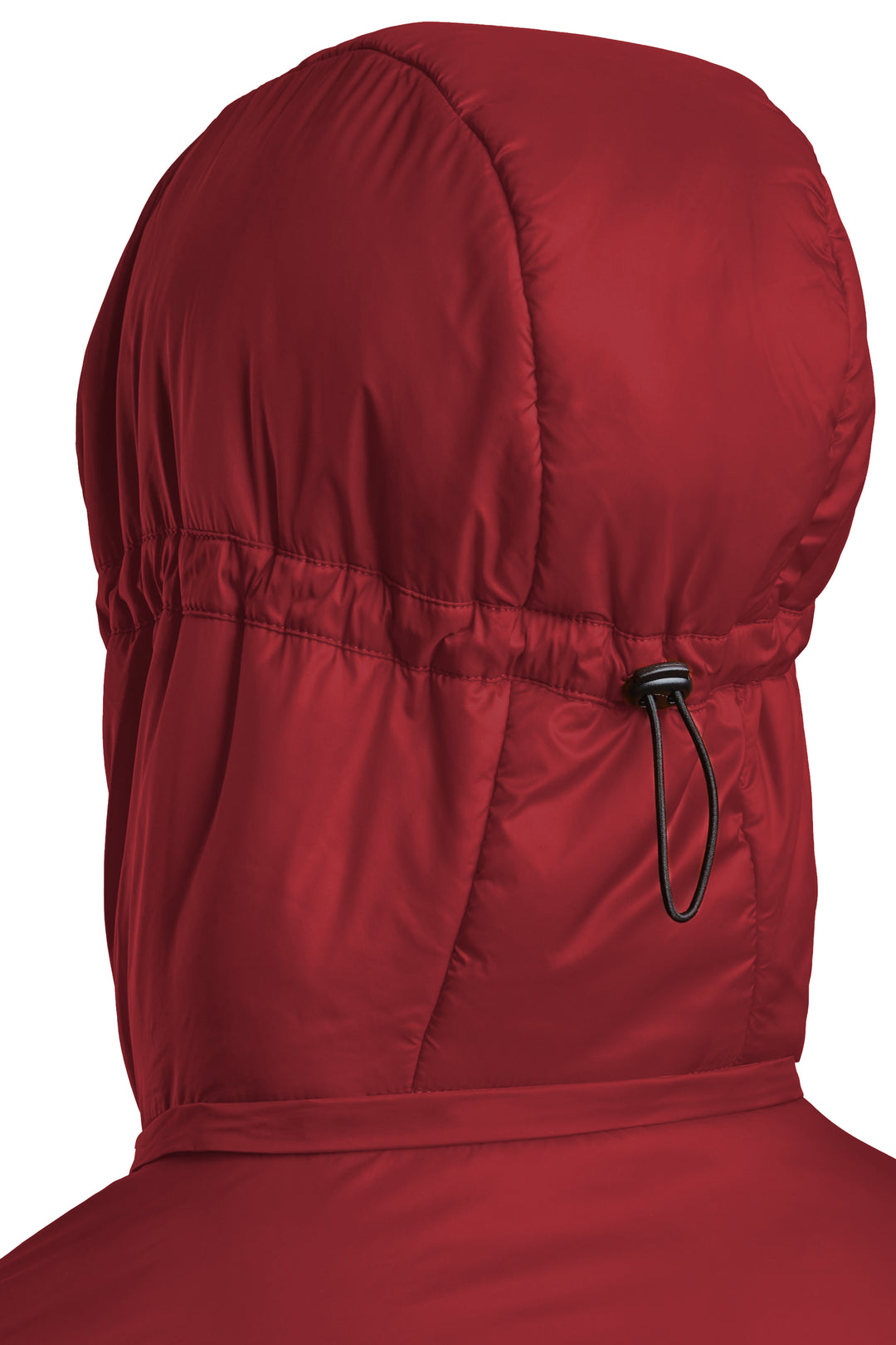 Refreshful Silkwool Jacke Damen Rot Verstellbare Kapuze
