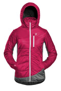 Refreshful SilkWool Jacket | Women´s | Raspberry Red - Grey
