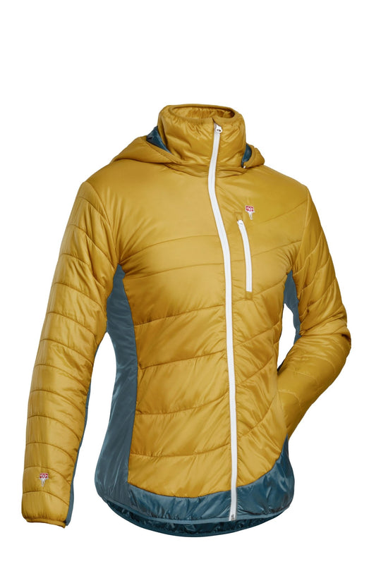 Refreshful SilkWool Jacket W | Pineapple - Saphir Blue
