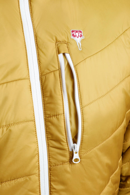 Refreshful SilkWool Jacket W | Pineapple - Saphir Blue