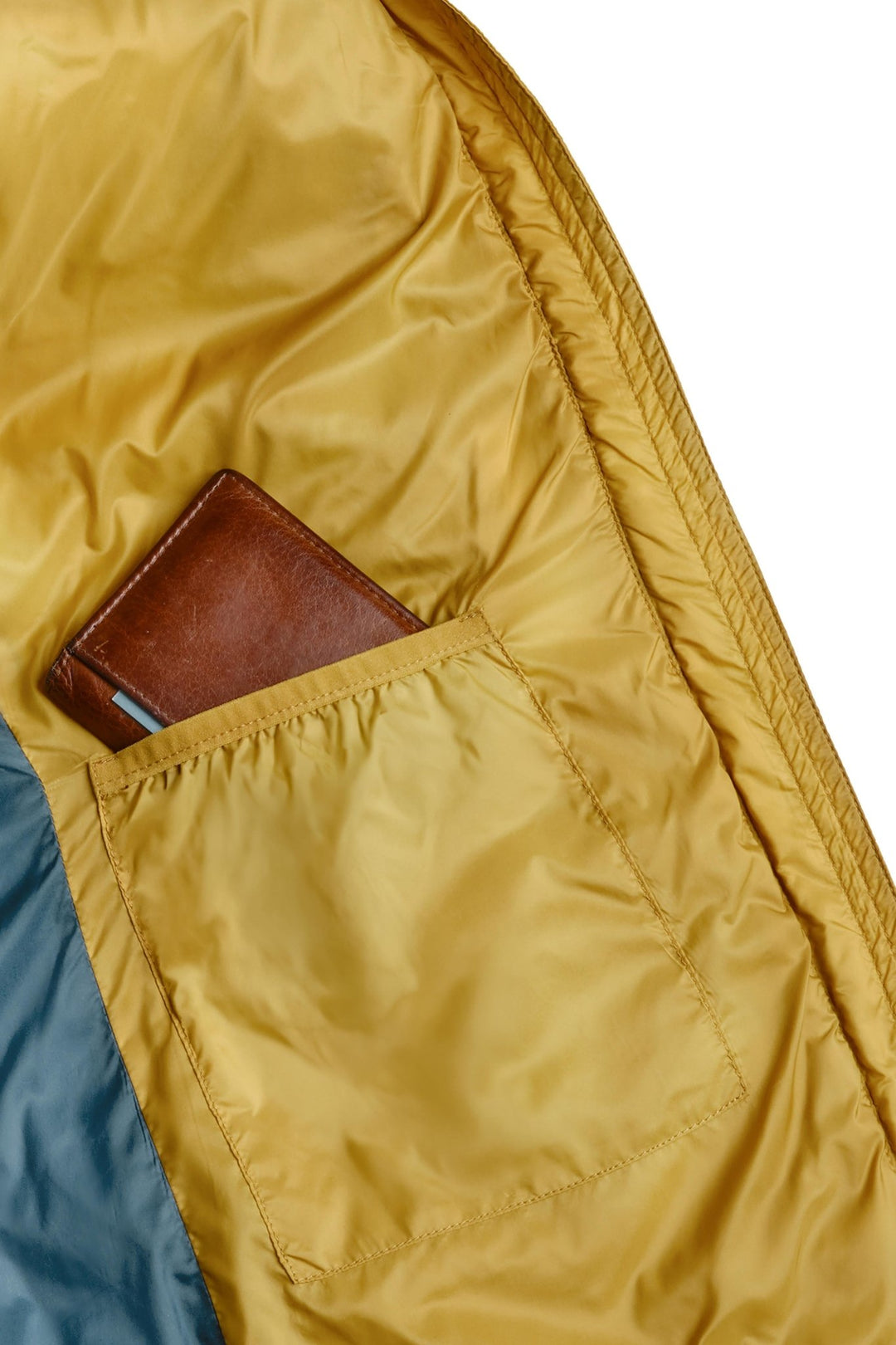 Refreshful SilkWool Jacket W | Pineapple - Saphir Blue