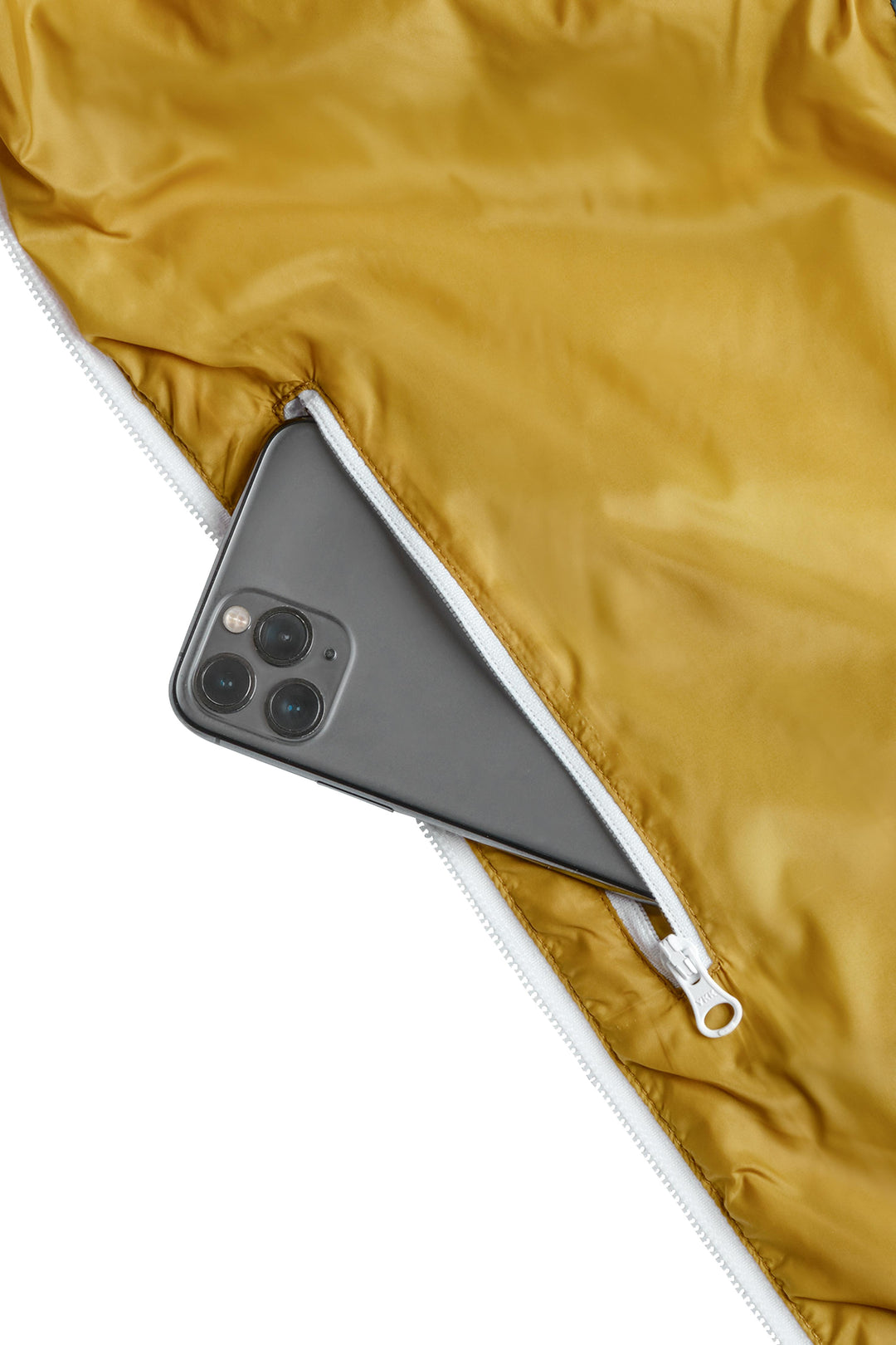 Refreshful Silkwool Jacket Damen Gelb Innentasche
