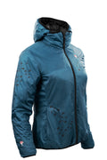Refreshful SilkWool Jacket Flower Reverse | Women´s | Saphir Blue