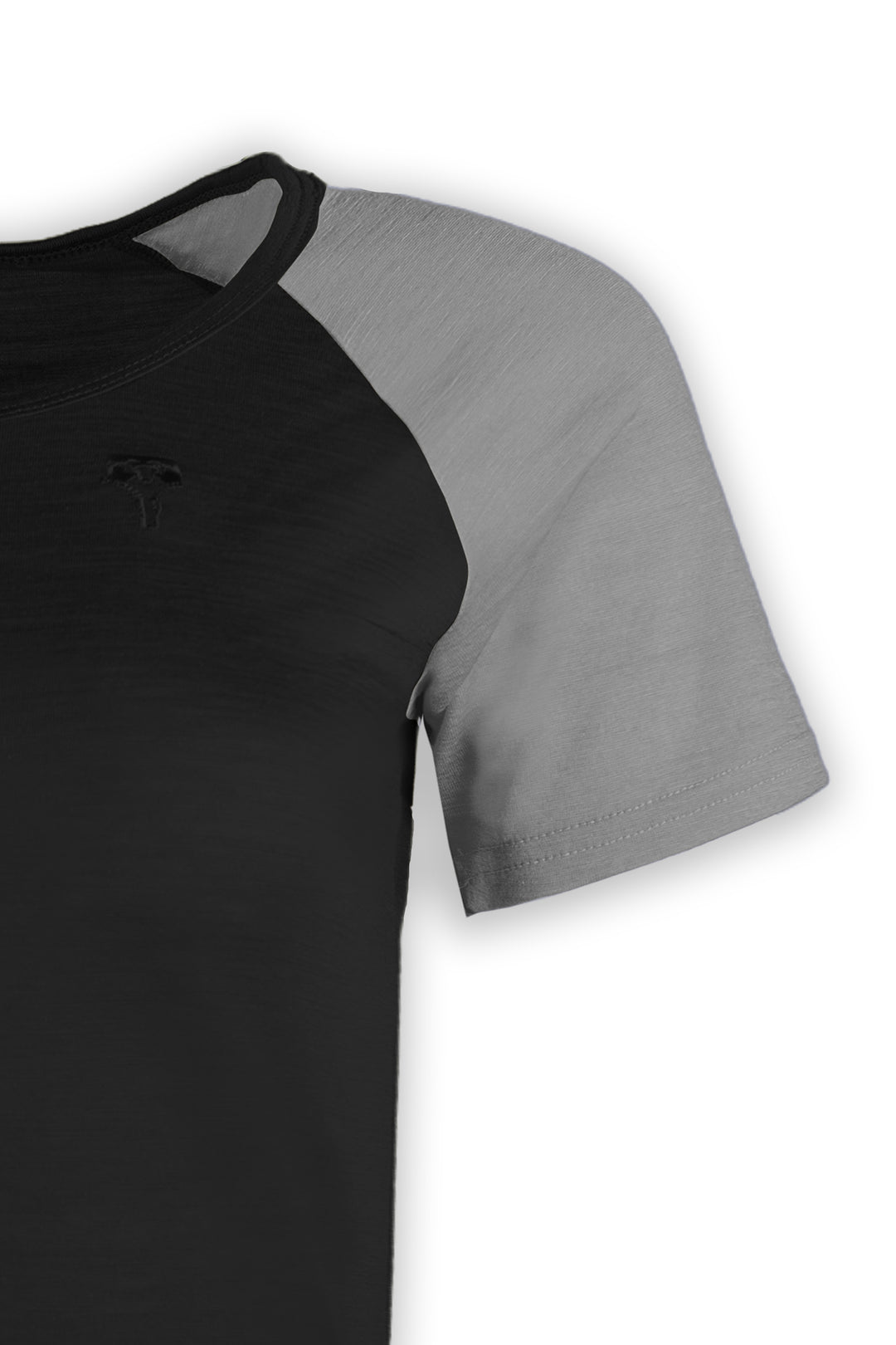 WoodWool T-Shirt Lady Janeway | Black - Raspberry Red