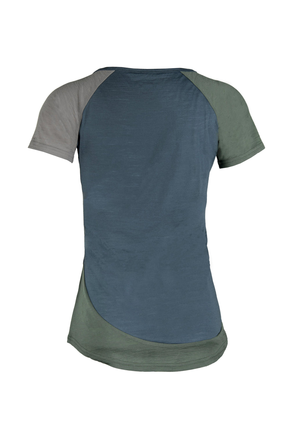 Woodwool t-shirt Lady Janeway Blau Rucken