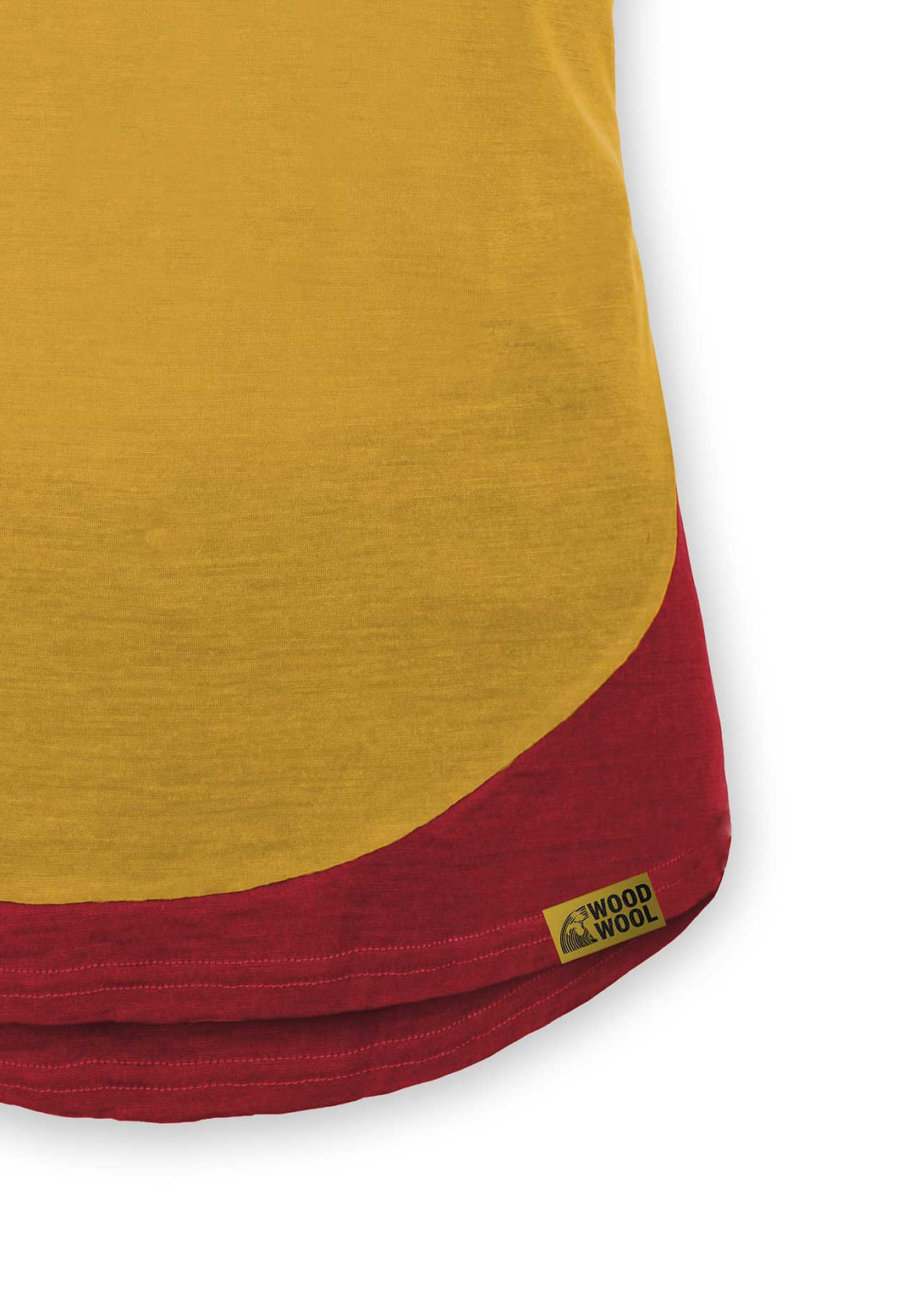 Woodwool Shirt Lady janeway Gelb / Rot