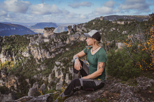 T-shirt Lady Burnham en laine de bois | Baie verte