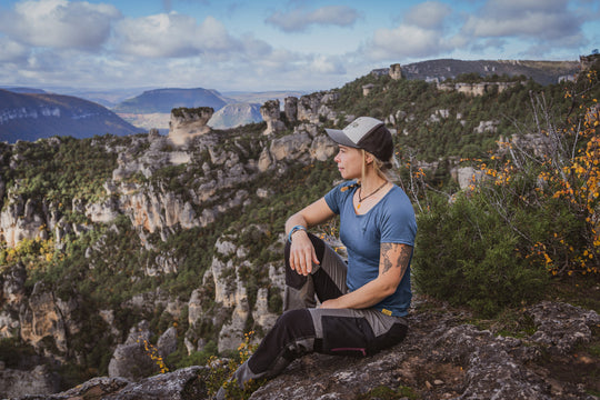 T-shirt Lady Burnham en laine de bois | Caverne de l'océan