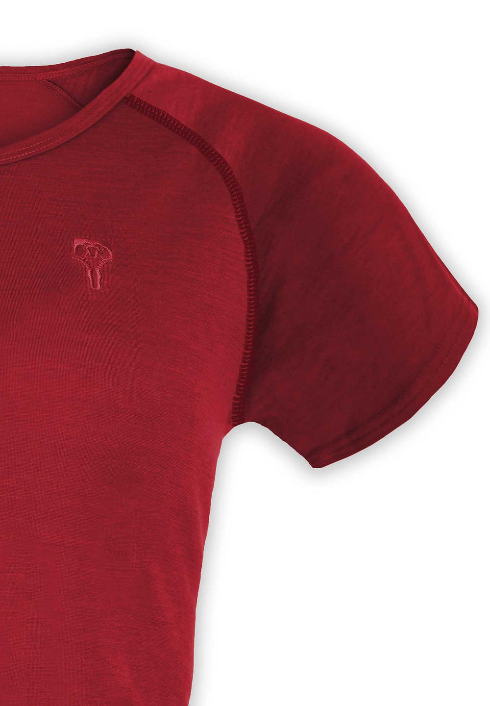 Woodwool T-shirt lady Burnham Rot Shoulder