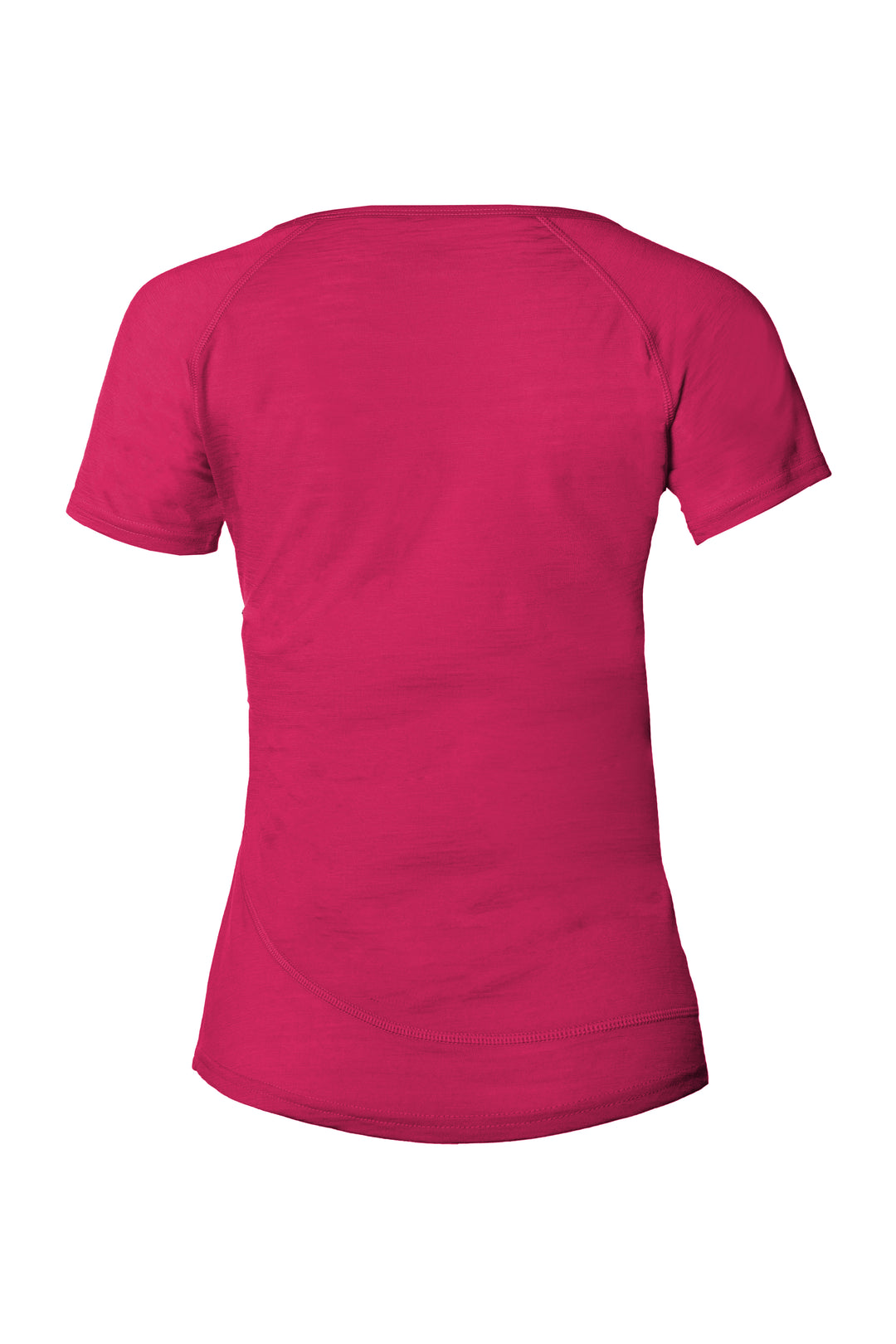 WoodWool T-Shirt Lady Burnham | Raspberry Red