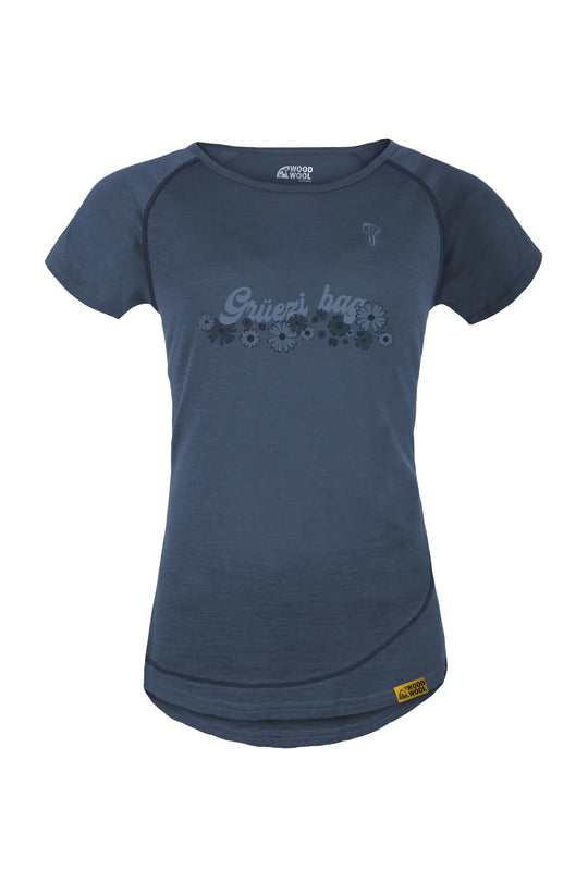 Woodwool shirt damen Blau
