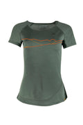 WoodWool T-Shirt Lady Kira Hometown | Bayberry Green