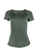 WoodWool T-Shirt Lady Deanna Boulder | Bayberry Green