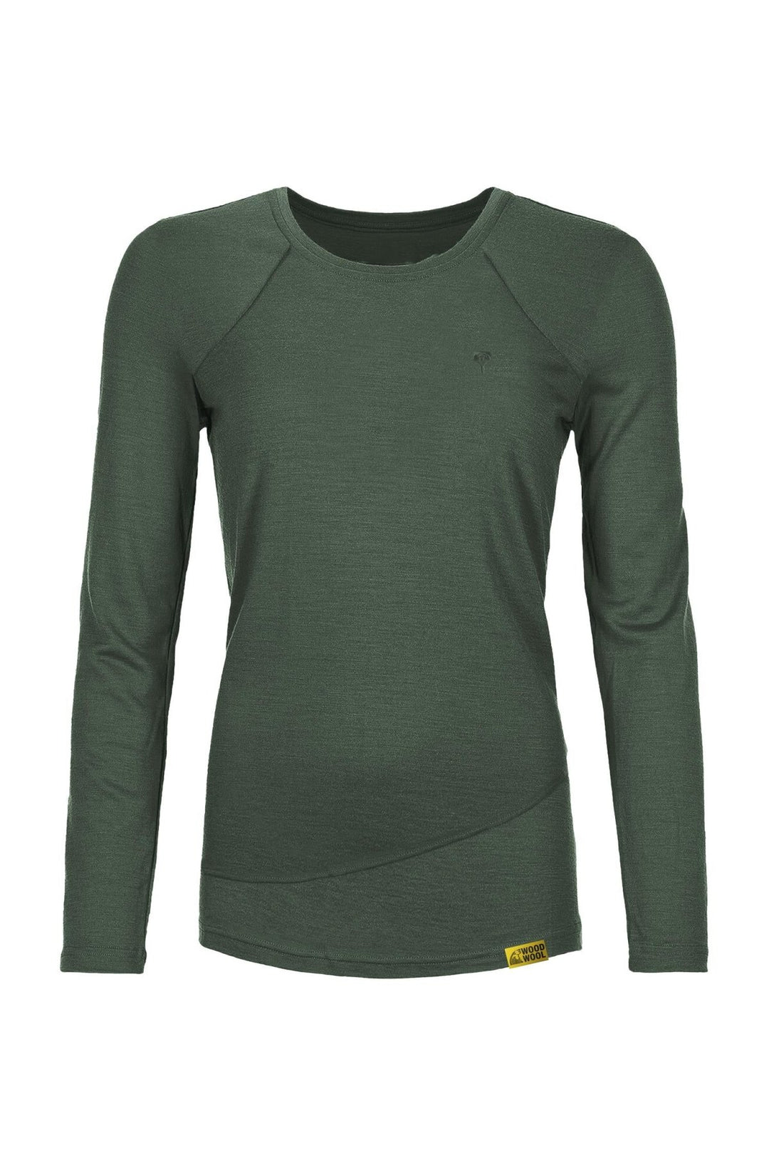 WoodWool Longsleeve Lady Chapel Bayberry Green