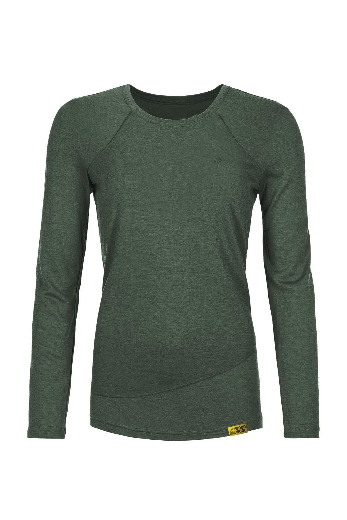 WoodWool Longsleeve Lady Chapel | Bayberry Green