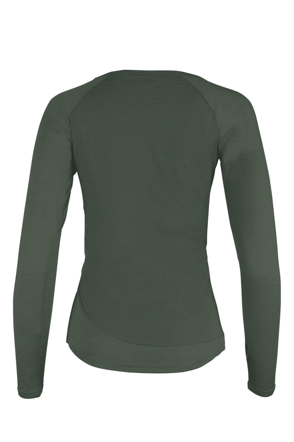 WoodWool Longsleeve Lady Chapel Bayberry Green Rucken