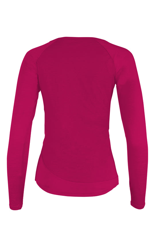 WoodWool Longsleeve Lady Chapel | Raspberry Red