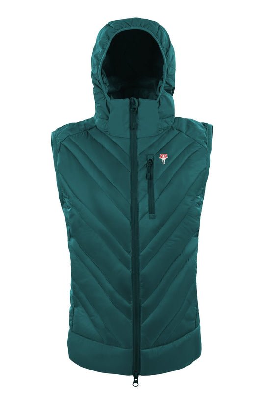 The Lightful DownWool Vest M Isolationsweste | OCEAN GREEN