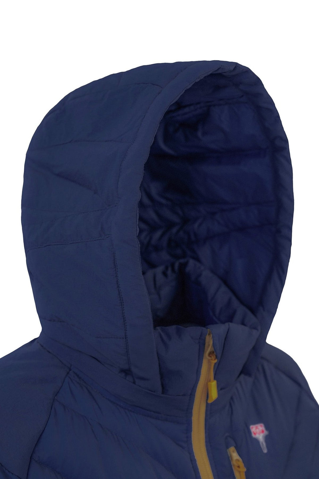 Lightful Downwool veste Kapuze Blau
