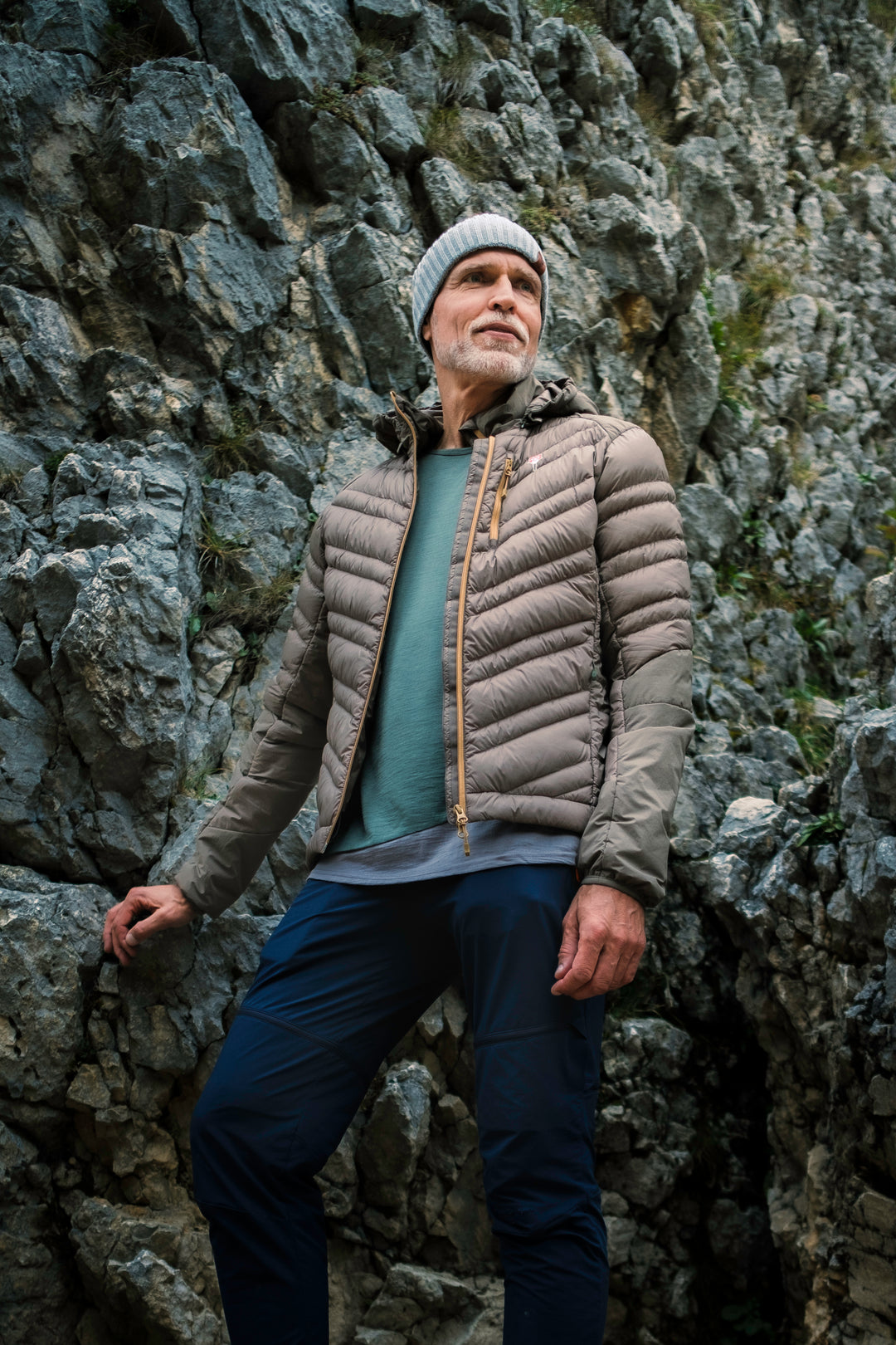 The Lightful DownWool Jacket M | SAPHIR BLUE