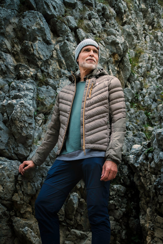 The Lightful DownWool Jacket M | SAPHIR BLUE