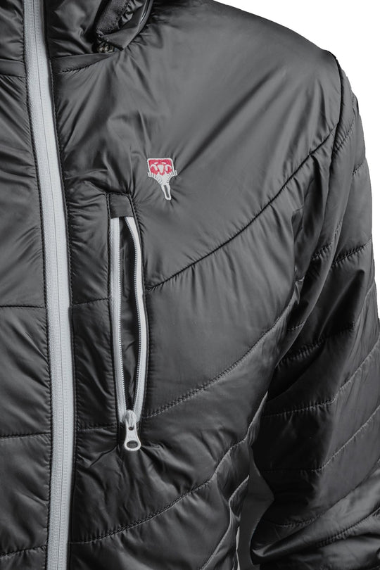Refreshful SilkWool Jacket | Men´s | Black - Grey