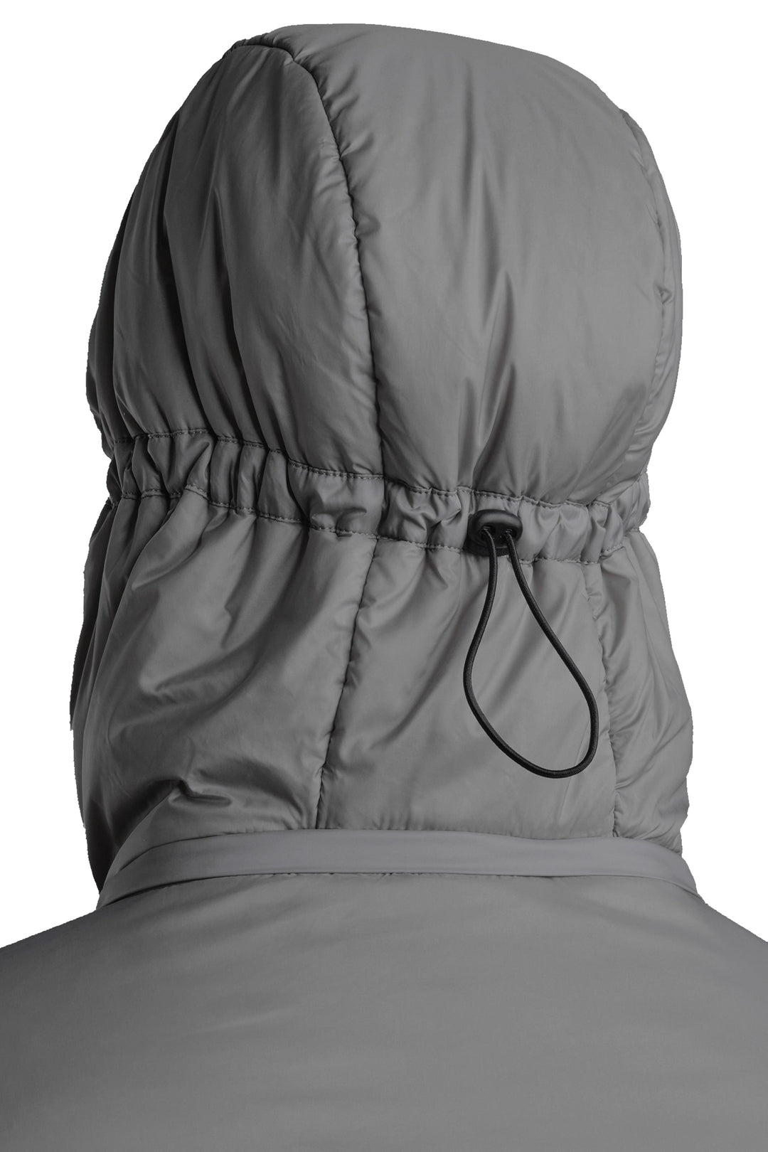 Refreshful Silkwool Jacke Herren Grau Verstellbare Kapuze
