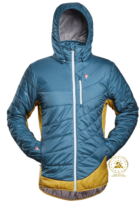 Refreshful SilkWool Jacket | Saphir Blue - Pineapple M