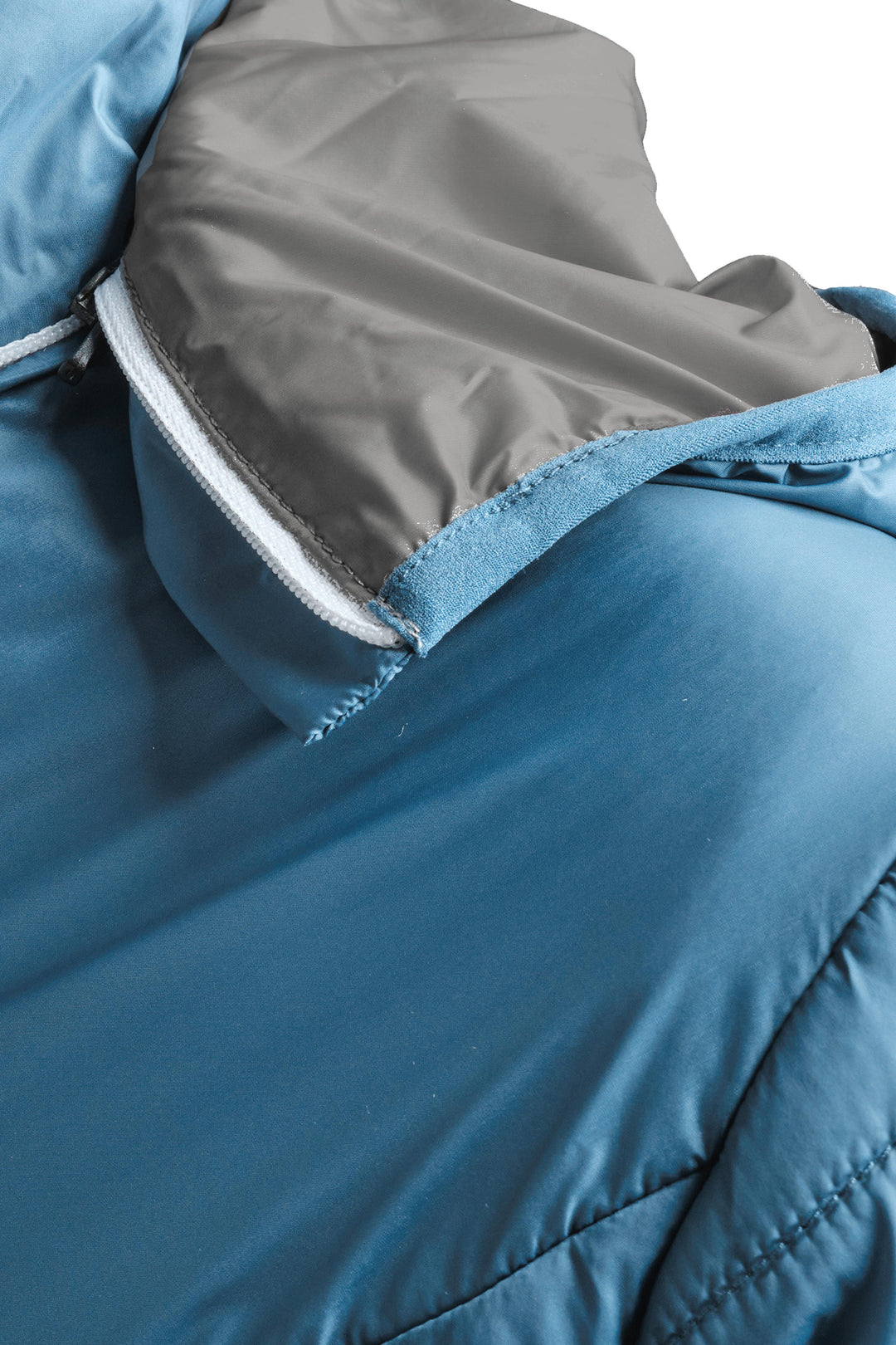 Refreshful Silkwool Jacket Herren Blau Kapuze
