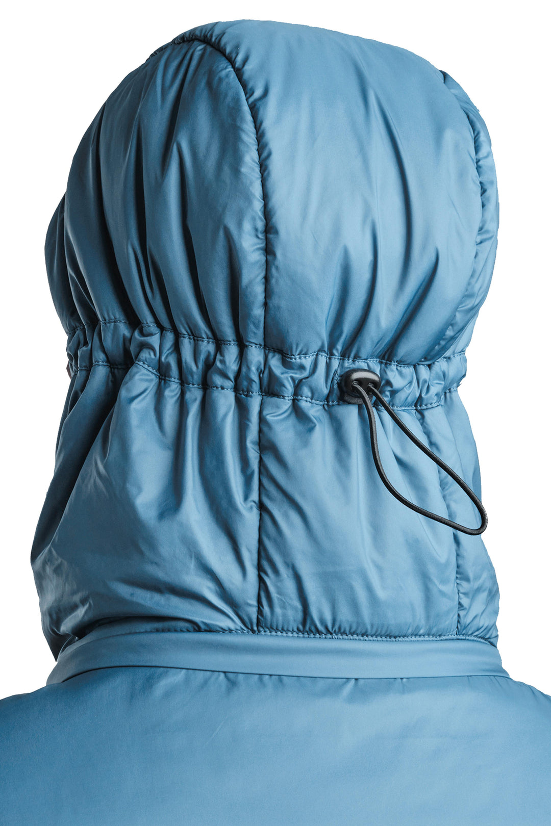 Refreshful Silkwool Jacket Herren Blau verstellbare Kapuze