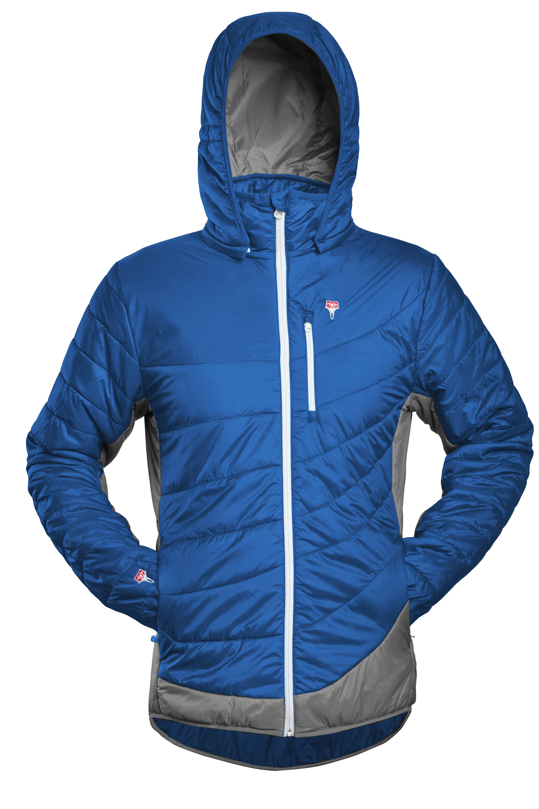 Refreshful SilkWool Jacket | Men´s | Skydiver Blue - Grey