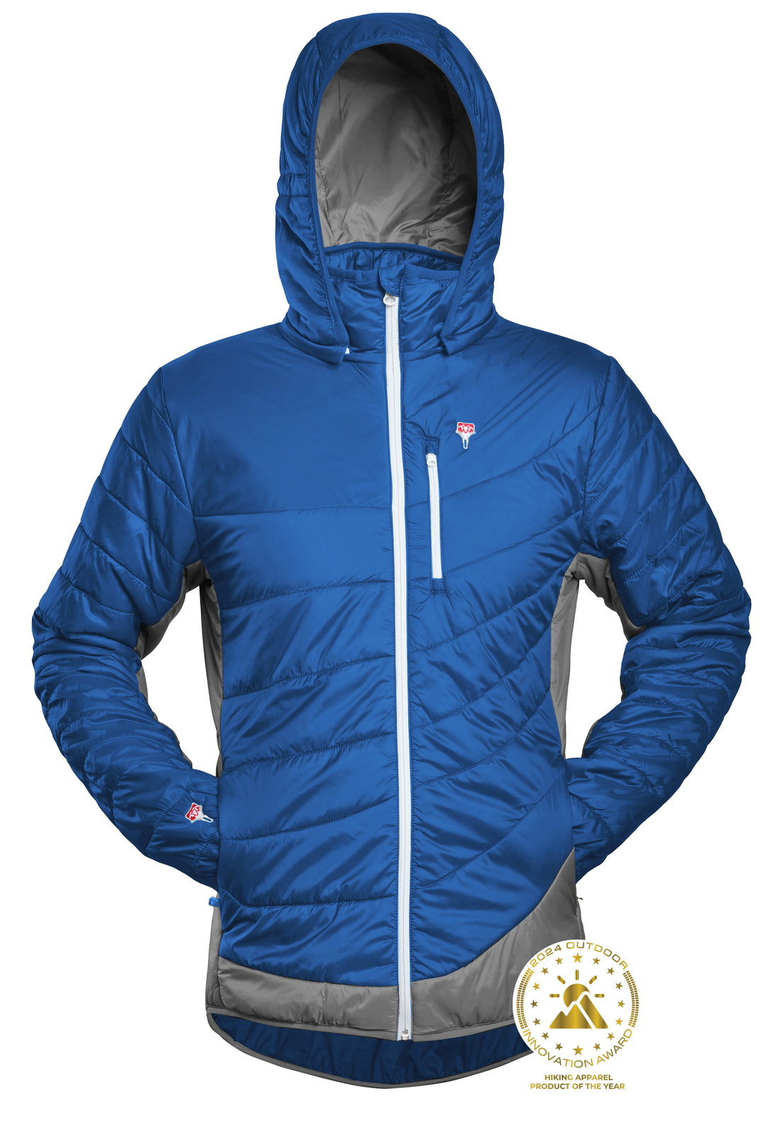 Refreshful SilkWool Jacket | Men´s | Skydiver Blue - Grey