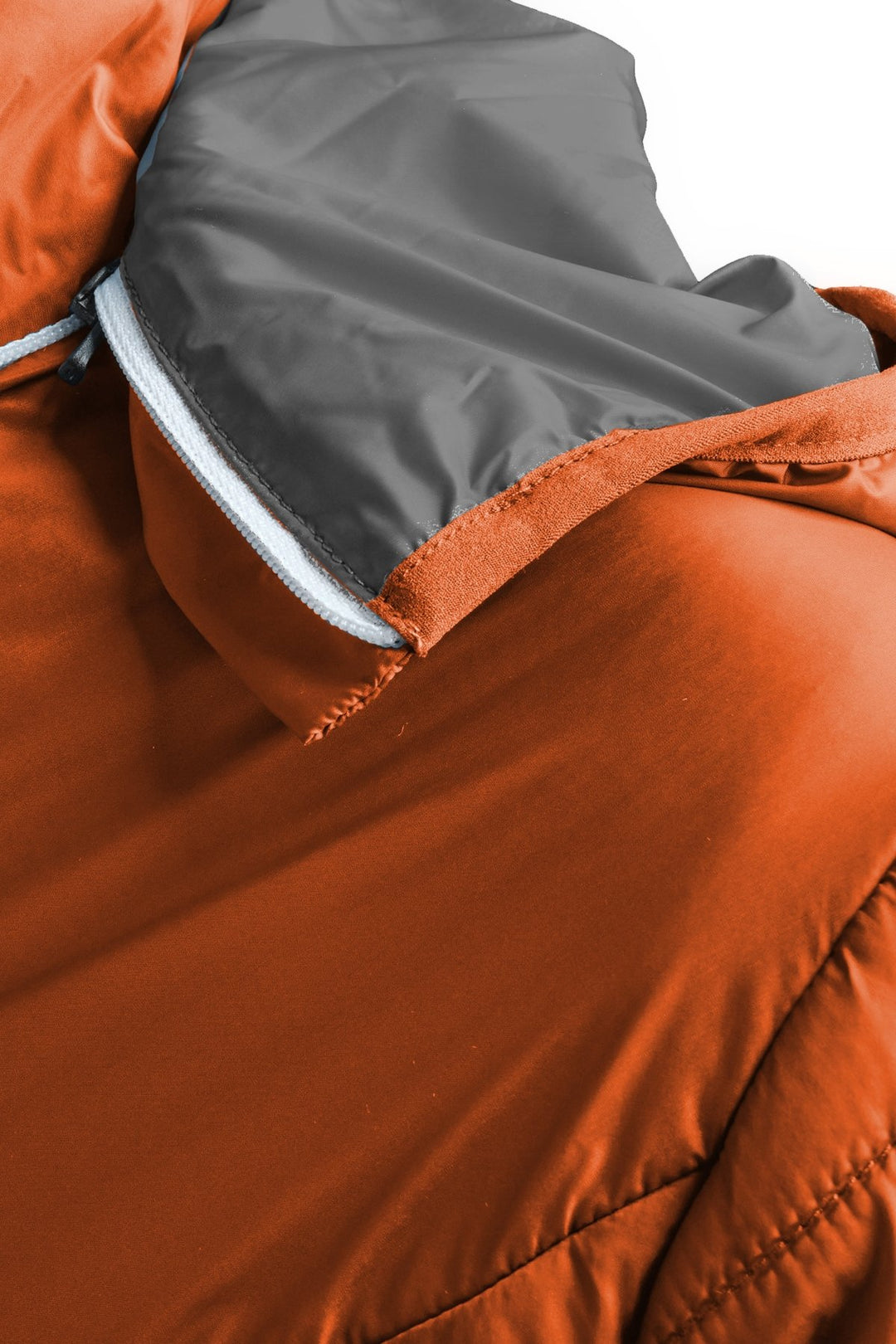 Odświeżająca kurtka z jedwabiu i wełny | Męska | Tiger Orange-Grey