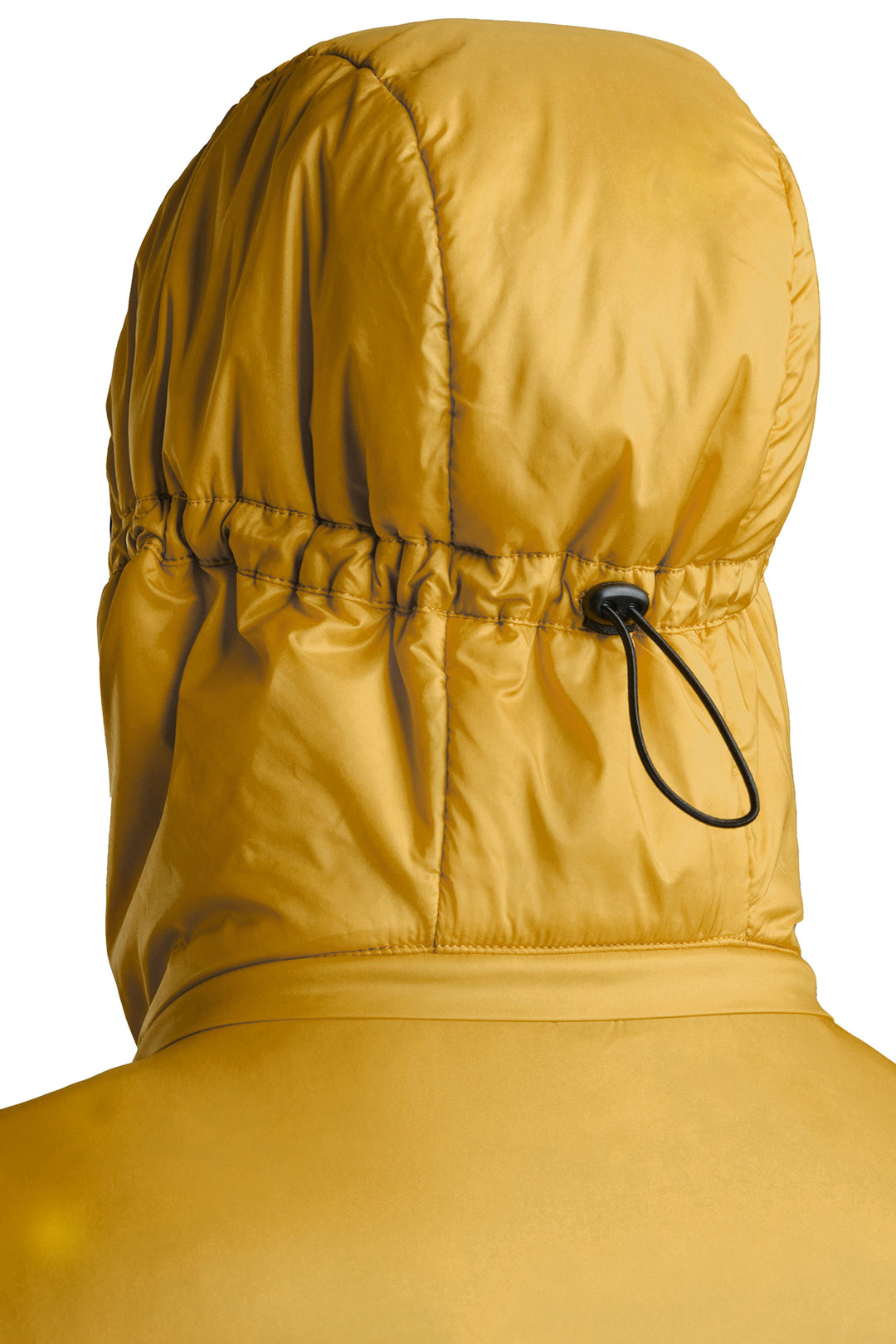 Refreshful Silkwool Jacket Herren Gelb Verstellbare Kapuze