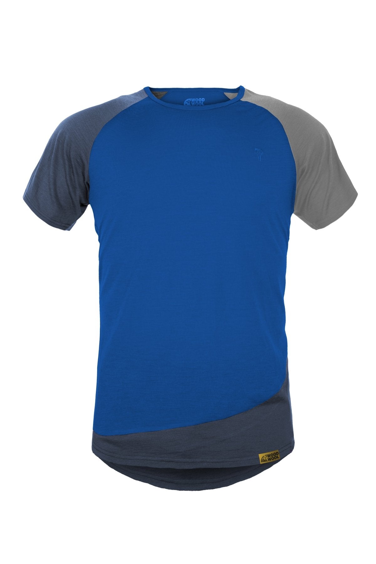 WoodWool T-Shirt Mr. Kirk | Skydiver Blue - Ocean Cavern