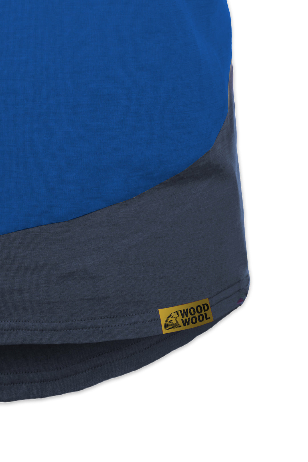 WoodWool T-Shirt Mr. Kirk | Skydiver Blue - Ocean Cavern