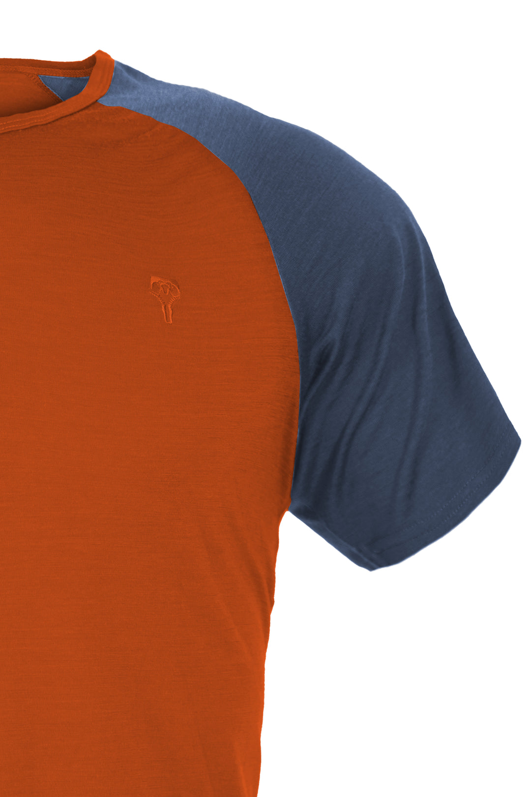 WoodWool T-Shirt Mr. Kirk | Tiger Orange - Ocean Cavern