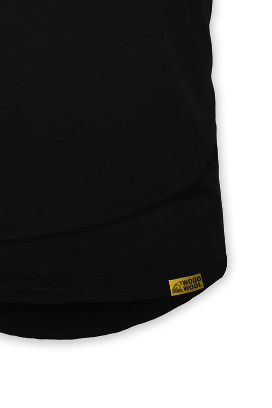 WoodWool T-Shirt Mr Pike Black Logo