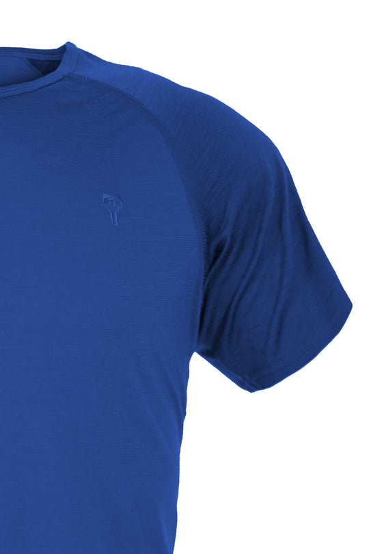 WoodWool T-Shirt Mr. Pike | Skydiver Blue