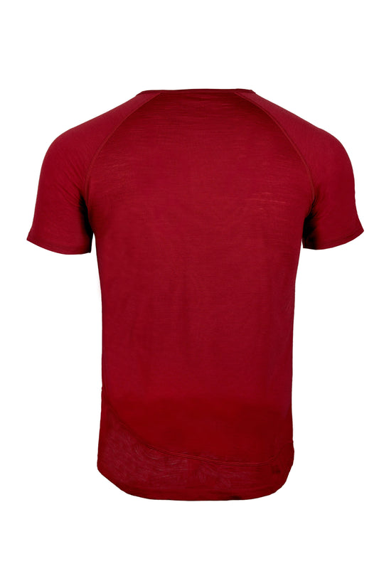 Woodwool t-shirt Mr Pike Rot Rucken