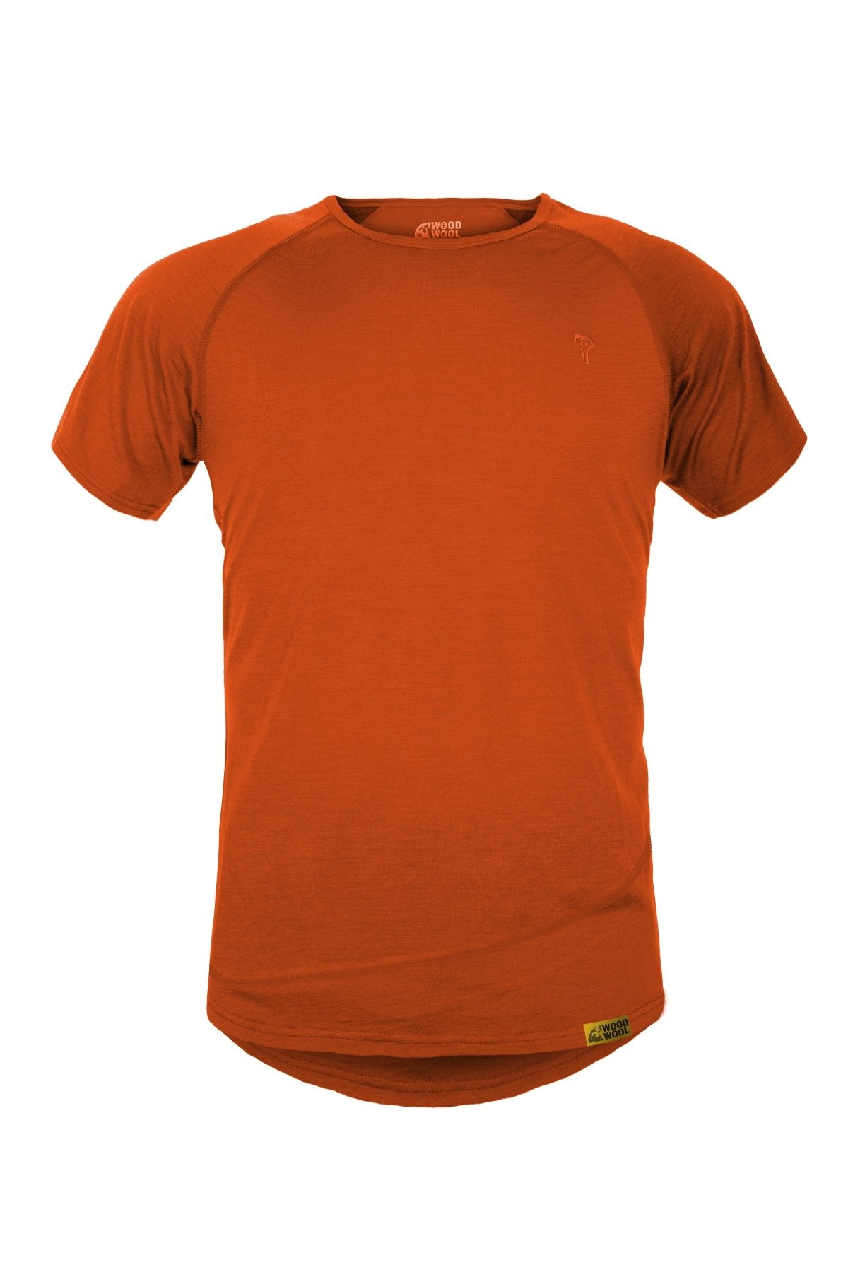 WoodWool T-Shirt Mr. Pike | Tiger Orange - Grüezi bag
