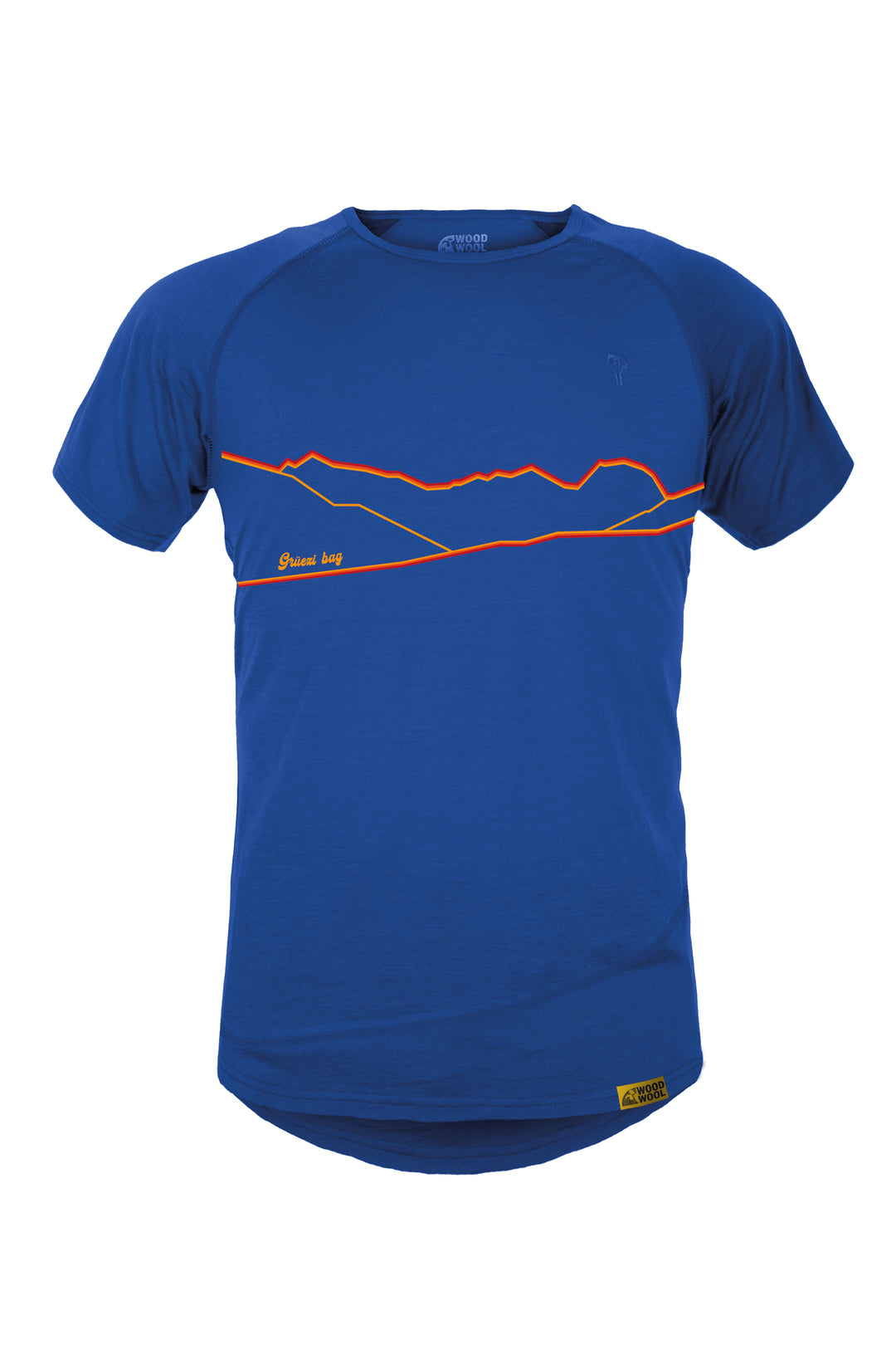 WoodWool T-Shirt Mr. McCoy | Skydiver Blue