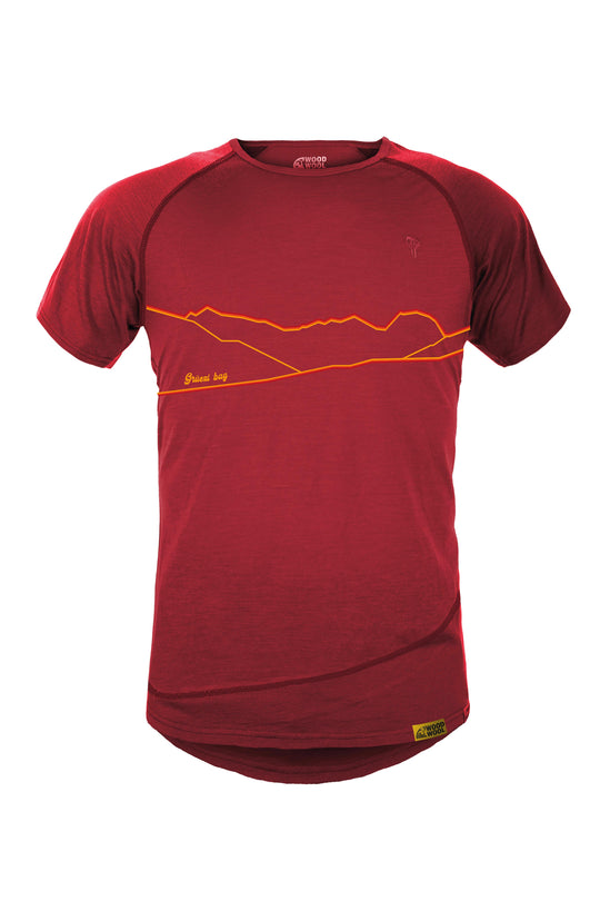 Woodwool T-shirts red men